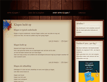 Tablet Screenshot of effeklagen.nl